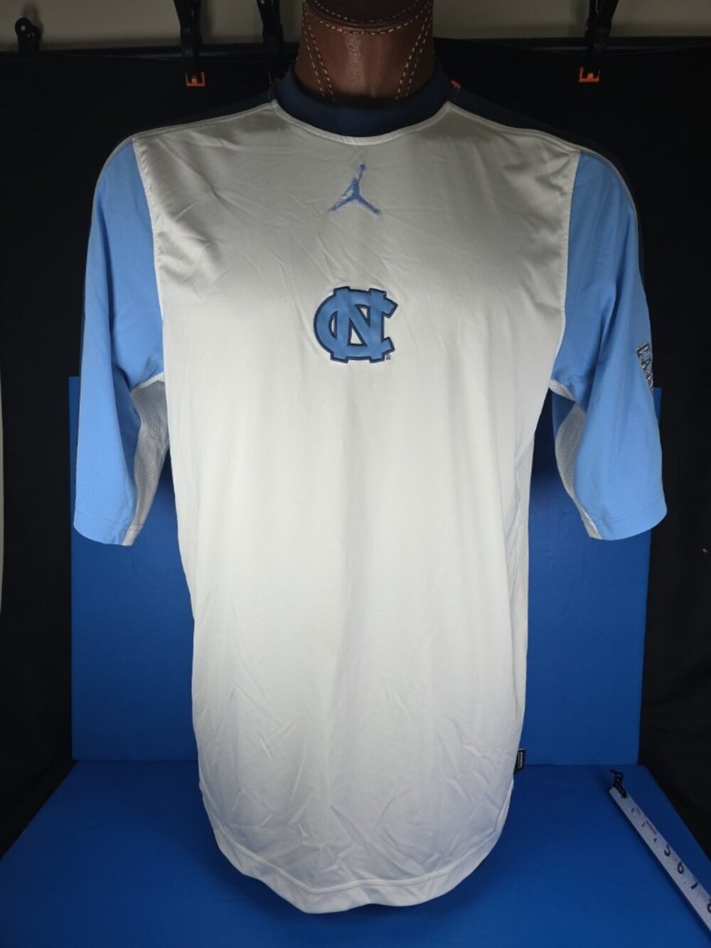 Michael Jordan North Carolina Shirt Dry Fit Material